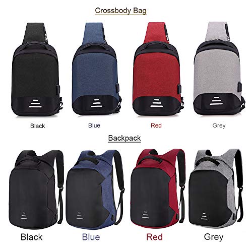 Pacote Esportivo, Gainty Bolsa multifuncional grande para segurança para viagens Bolsa de ombro anti