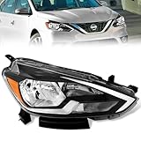 Vomal Headlights Assembly Fit For 2016-2019 Nissan Sentra 2016 2017 2018 2019 16 17 18 19 Nissan Sentra Halogen (Right Side)
