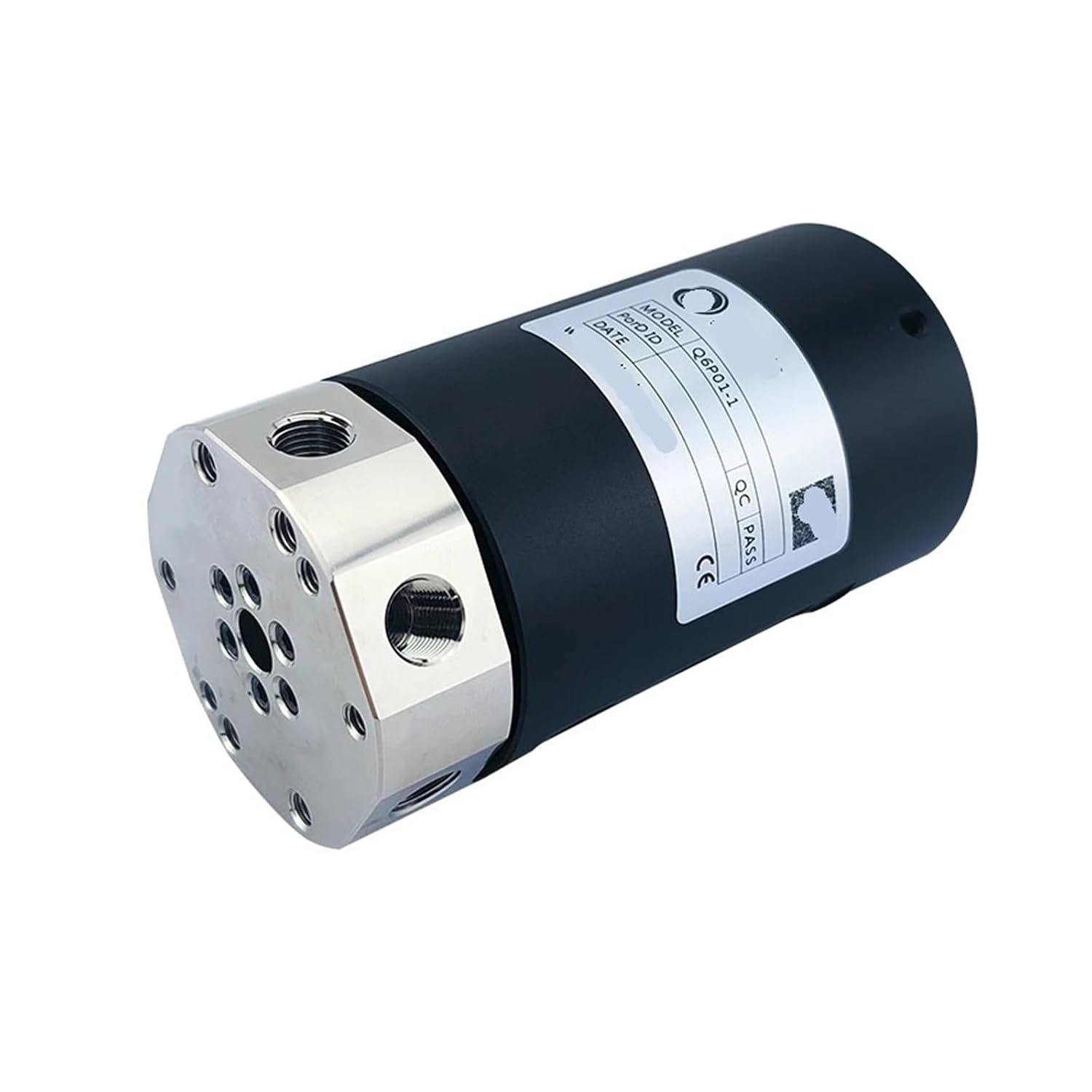 Side Vent Q6P01-1 Through Hole Inner Diameter 8mm 6-Channel Cyclone Adapter Gas-Liquid Rotator Continuous Rotation Transmission uninterrupted