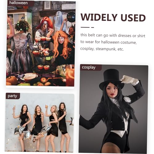 Adjustable Cow Print PU Leather Belt for Women Fashionable Cowgirl Waistband for Jeans and Pants Black and White Faux Horsehair Design Casual and Party Accessory4