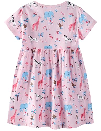 Robe d'été de qualité supérieure en coton pour petite fille - 3