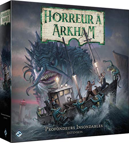 Fantasy Flight Games - Horreur à Arkham Jeu de Plateau V3 - 5 - Profondeurs Insondables (Extension)