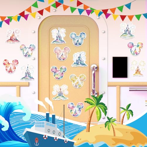 Imanes Decorativos Redondos de Castillo para Crucero 16 Pzs miniatura 4