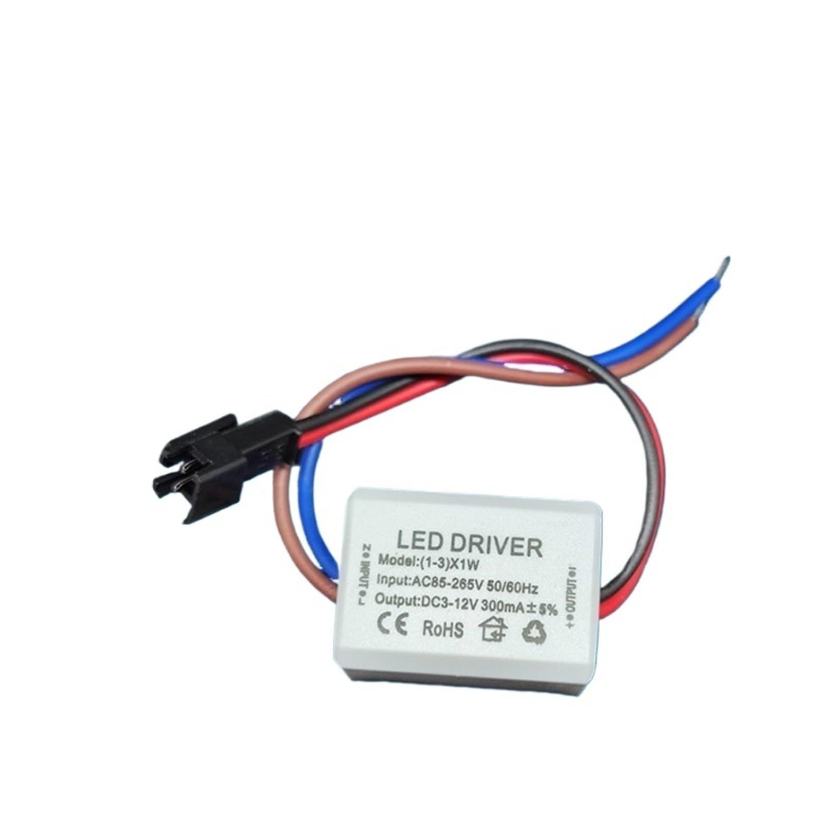 Driver LED 1W 2W 3W transformador corriente constante AC 85V-265V para ceiling thumb light 3