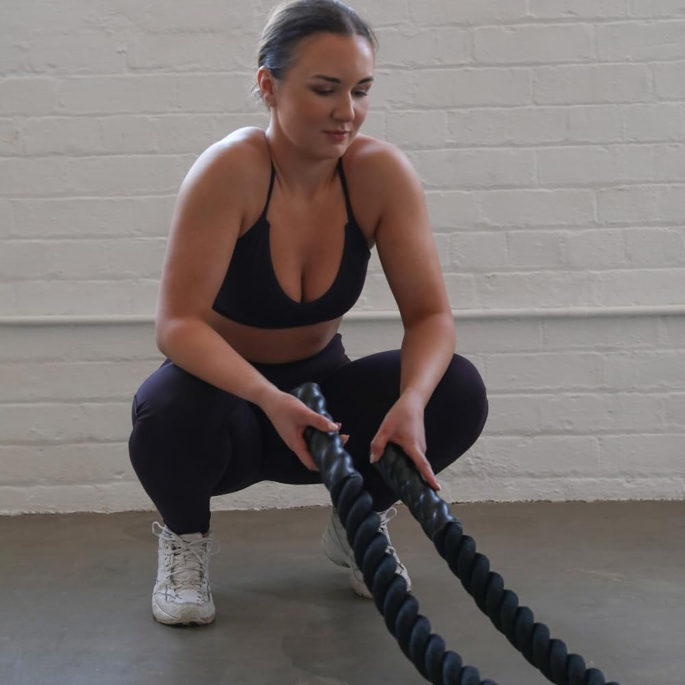 NORTHERN - Cuerda de batalla de 9 m / 12 m de longitud, 50 mm de diámetro de alta calidad, pesada, para gimnasio, batalla, ejercicio, entrenamiento, entrenamiento, fuerza, acondicionamiento,