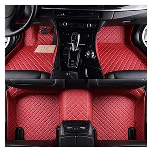 Tapis de sol voiture grand confort Mercedes Classe E A207 voyages rouge 3D