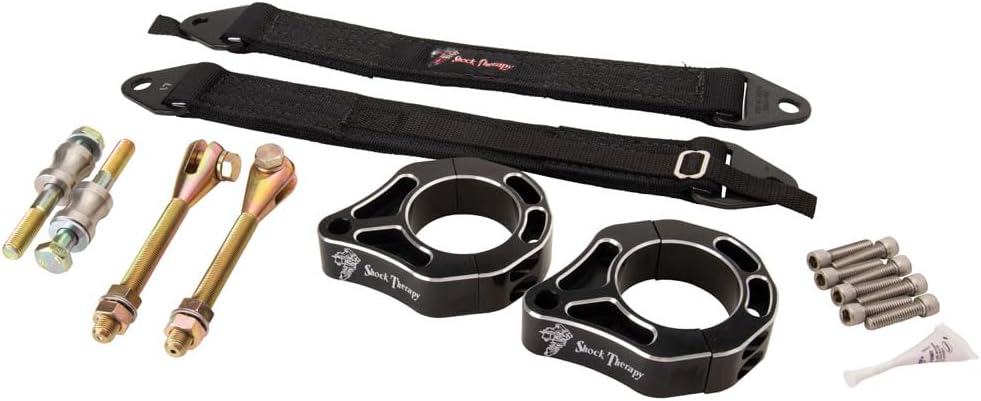 Shock Therapy Front Limit Strap Kit for Polaris RZR XP Turbo & Fox Edition | 2016-18 Fox XP Turbo, 2015 XP1000 Fox Edition, XP1000/XP Turbo with 2.5" RC2 (Bronze) Shocks