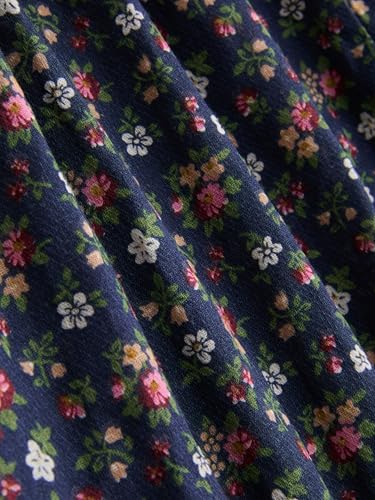 CIDER Maxi Dress Floral Print Tiered A Line Scoop Neck High Waist Beach Boho Cotton Dress4