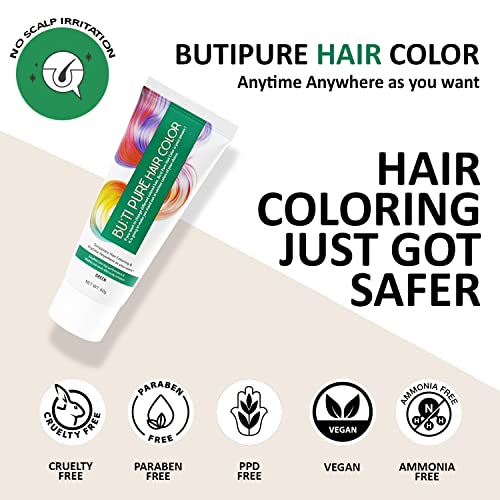 Image of ButiPure Temporary Root Touch Up Concealor | Ammonia, Paraben & PPD Free | Zero Damage Hair Colour 60g | Pack of 2