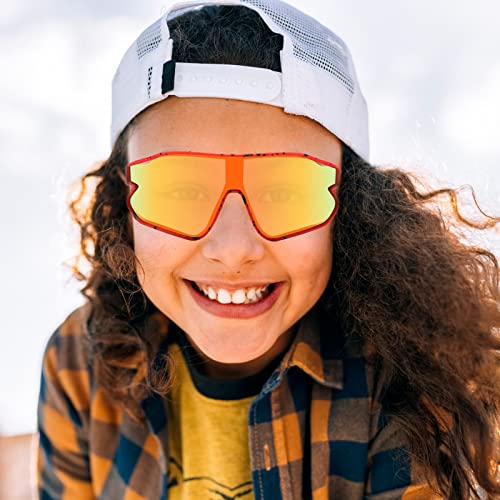 Marida Youth Sports Sunglasses For Children's Day Gift, Cycling Uv400 Baseball Glasses Shades For Teens At Age 10-16 #TOP5