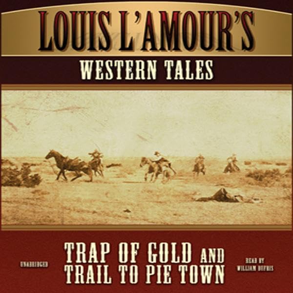 Cover art for 'Trap of Gold' and 'Trail to Pie Town'