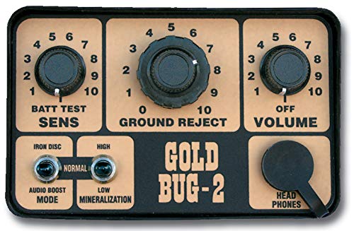 Fisher Gold Bug-2 Metal Detector with 16.5 cm Elliptical Search Coil