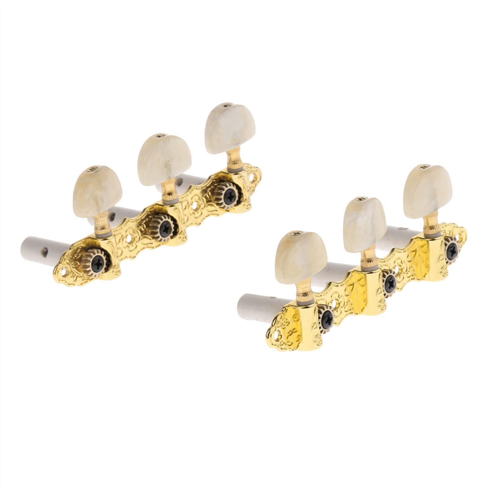 Stimmwirbel Gitarrensaiten 2 Stücke Klassische Gitarren-Tuning-Pegs-Tuner-Maschinenköpfe Für 6-Saitengitarre