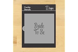 Bride to Be Stencil for Wedding Cookies and Crafts