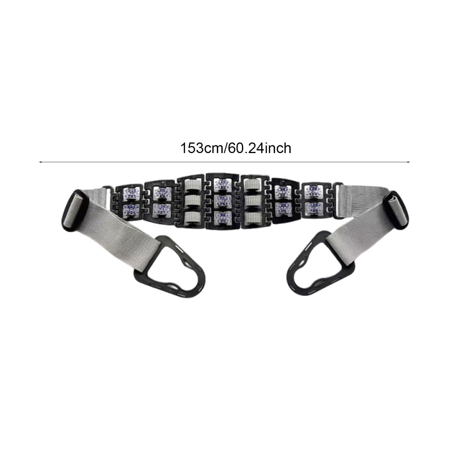 Ceinture Amincissante Ceinture de Sudation Bande de Fitness Massage Relaxante Design Compact Portable Matériau Confortable pour Usage Quotidi, 1.53 M Length