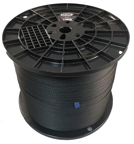 Cajun Pull Line - 34 Inch Black - 2000 lb. - Pull Tape - Polyester Pulling Tape - Made in USA 500 product thumbnail 2