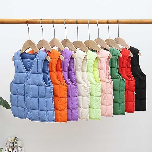 sfdgfhyf Toddler Boys Girls Down Vest Autumn/Winter Front Outerwear Quilted Lightweight Down Winter Clothes2