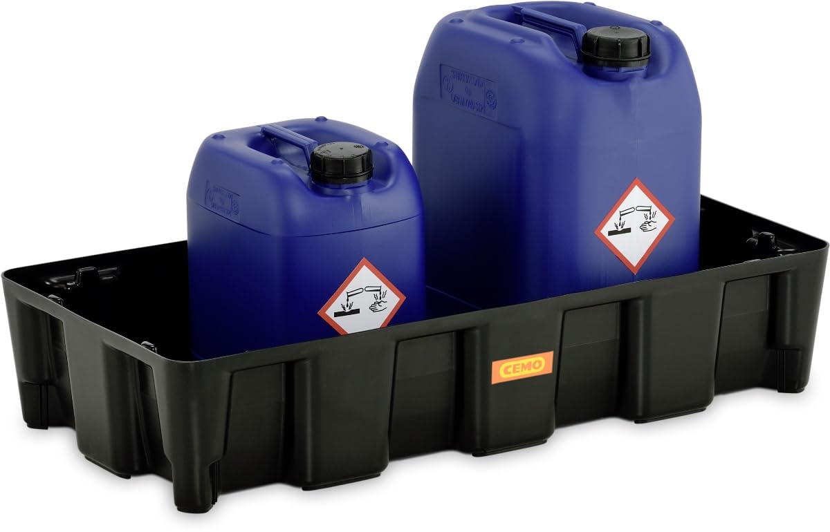 CEMO PE-Auffangwanne 35 HD, schwarz, 35 L