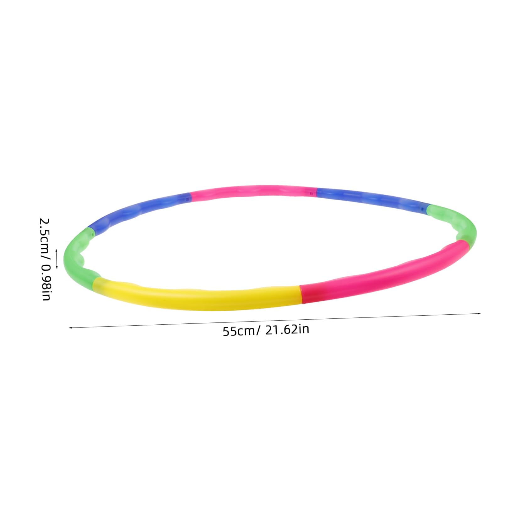 BESPORTBLE Detachable Boys and Girls Indoor Fitness Toy Decorative Spring Hoop Safe Fun for Children