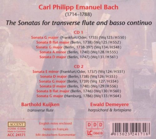 Sonatas for Flute and Basso Continu
