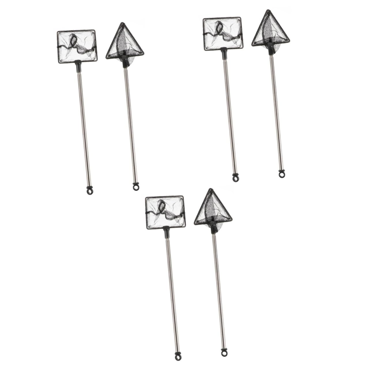 YARNOW 6pièces Filets Télescopiques pour Épuisette Rétractable pour Aquarium Et Nettoyage De Piscine