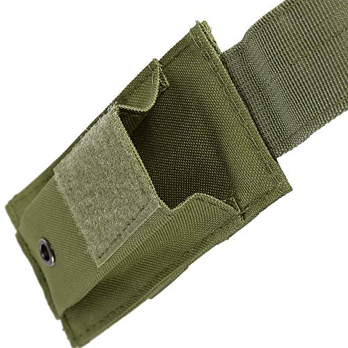 Frtkk Tactical Single/Double Pistol Mag Pouch Outdoor Molle Open-Top Magazine Pouch For Glock M1911 92F #TOP4