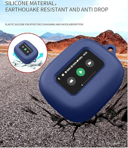 Image of Silicone Case Cover for Live Beam 3 | Live Flex 3 | Live Buds 3 (Lanyard,Blue)