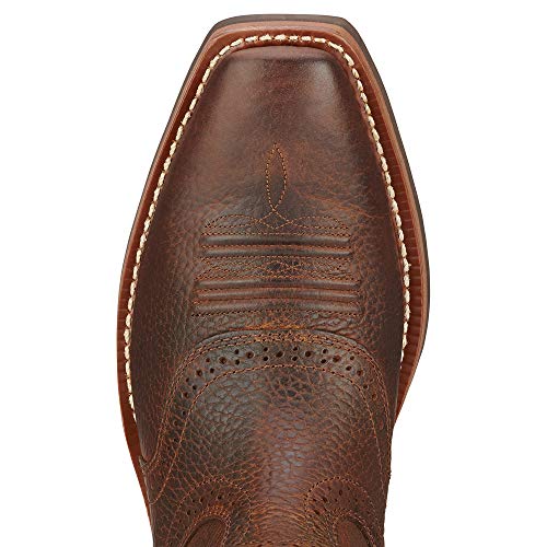 Ariat Men's Heritage Roughstock Western Boot, Brown, 9.5 Wide