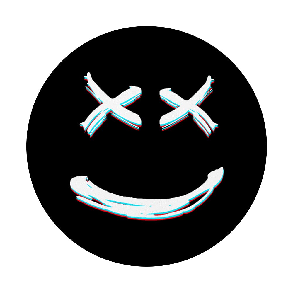 X Smiley Face Smiley Ring / Weiss – NUENA HAMBURG