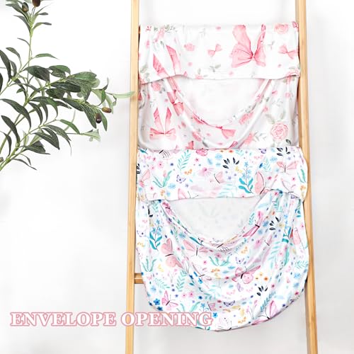 Image of Baby Lounger Cover Grils Boys, Soft and Comfortable Newborn Lounger Cover, Breathable and Stretchy Infant Nest Slipcover, Compatible with Snuggle Me Newborn Lounger, Cover Only (Pink Rose)