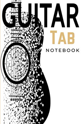 Guitar Tab Notebook: Blank 6 Strings Guitar Tablature Manuscript Paper with Chord Fingering Charts & Diagrams | Wide Staff Music Sheet Book | Unique ... Gifts for Guitarists Men, Women, Teens & Kids image 2
