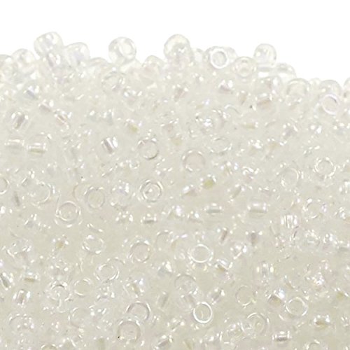 Miyuki Seed Beads 11/0 - Crystal AB - 10g