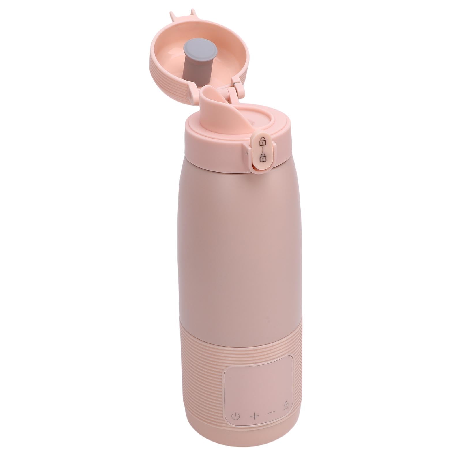 Calentador de Biberones Portátil Recargable |5000 MAh Inalámbrico, Control de Temperatura de 37 °C-55 °C, 500 Ml para Viajes en Automóvil (500 ml 6400 mah)