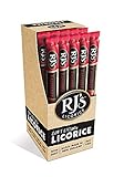 RJ's Soft Eating Licorice Logs, Raspberry, 1.4 Ounce