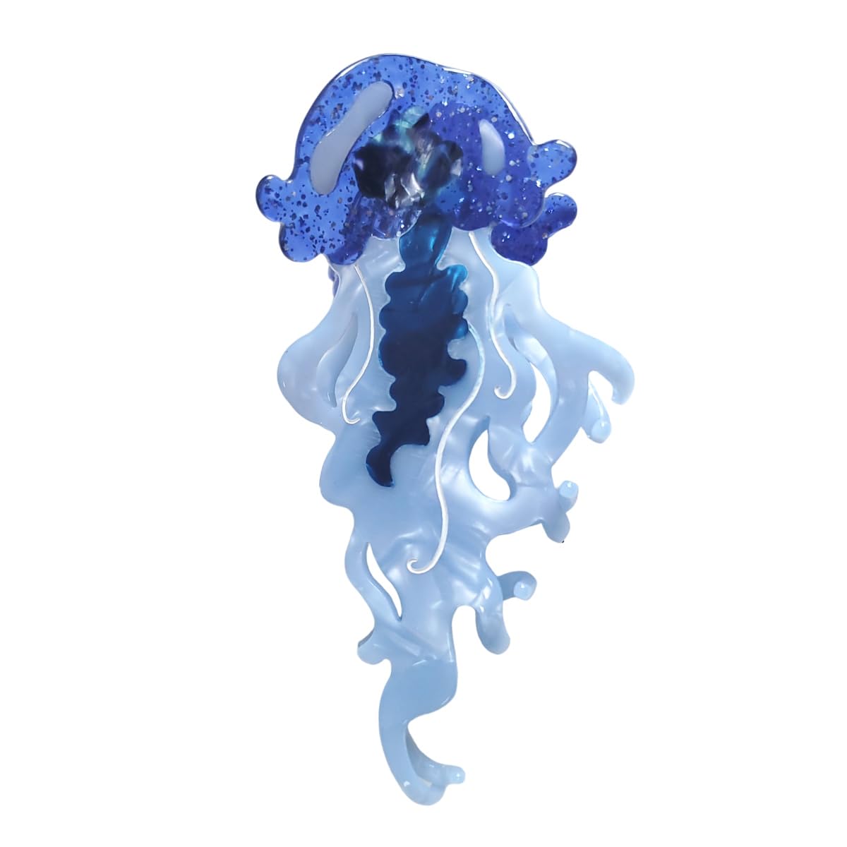 Amazon.com : Novelty Ocean Jellyfish Hair Clips,Cellulose  display picture 3