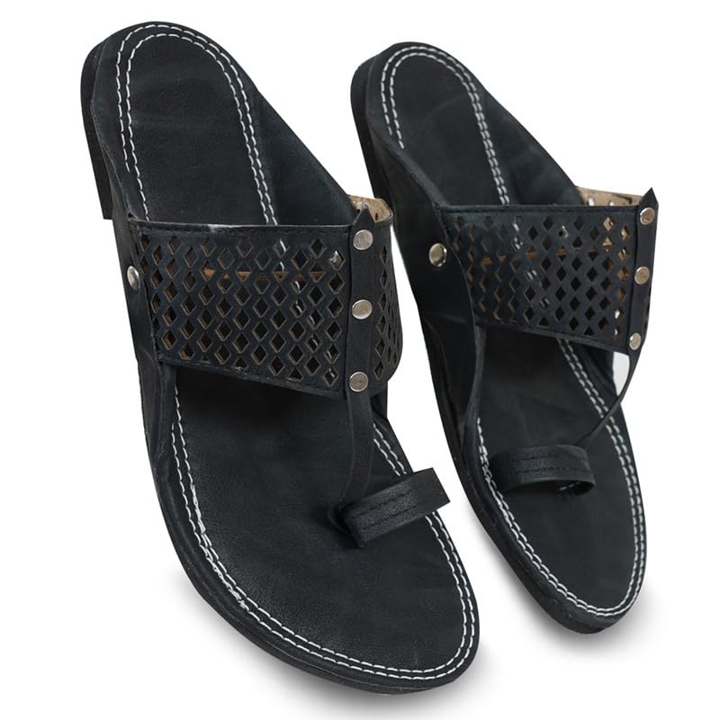 Image of DFR Ethnic Rajasthani Slippers for Men