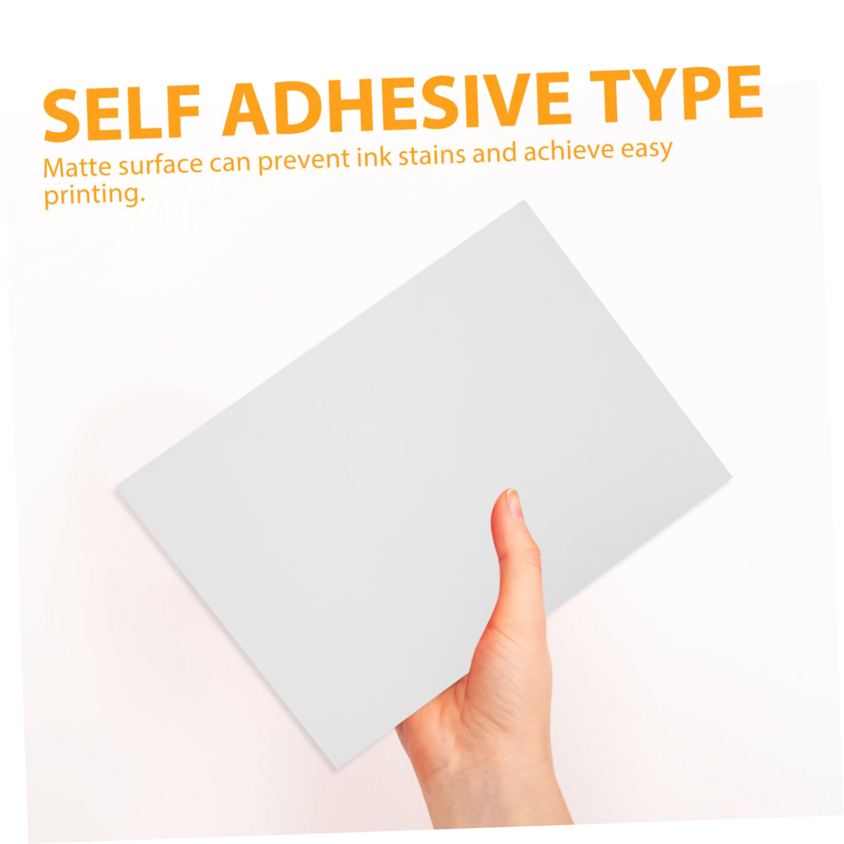 ARTIBETTER 100 Fogli Carta Stampabile Carta Matte per Etichette Forte Adesione su Entrambi Lati Materiali Sostenibili Etichette per Progetti Etichettatura Professionale e Te