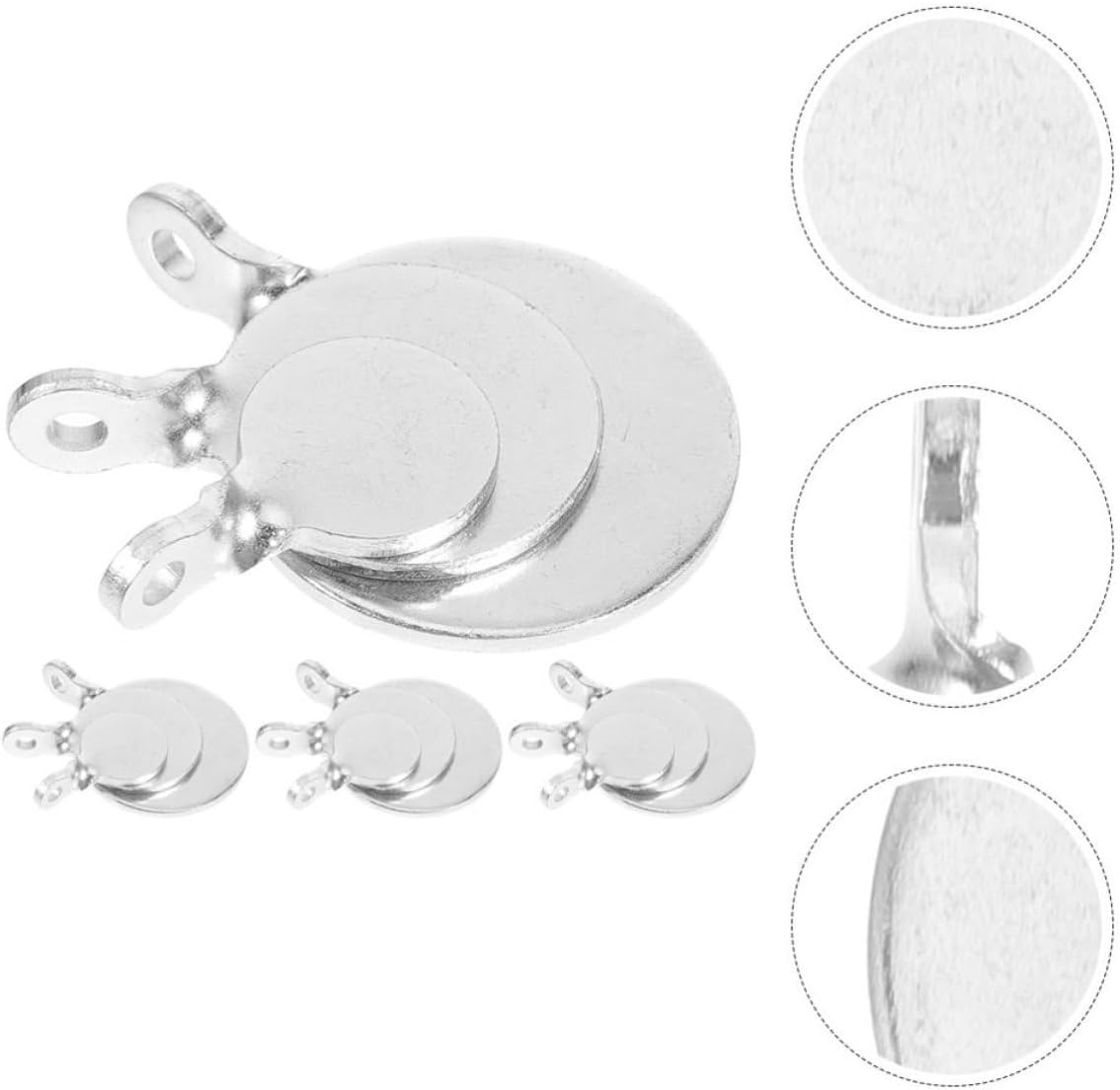 24pcs Steel Training Targets for Shooting Practice with Suspension Design, Manganese Steel Small Hanging Targets for Archery and Bow Training Sessions