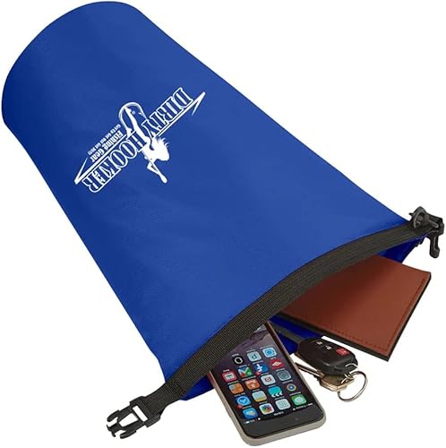 Miniatura 5 de Dirty Hooker Fishing Gear Bolsa seca impermeable de 5 litros Bolsa de almacenamiento impermeable para kayak, playa, rafting, canotaje, pesca