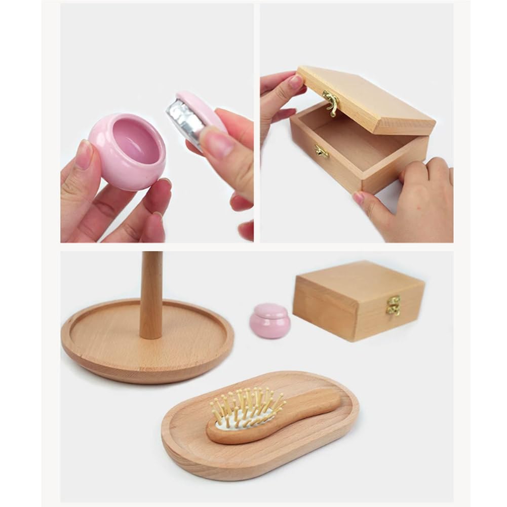 Set Lavoro Montessori Legno vestirsi Curare Propria igiene
