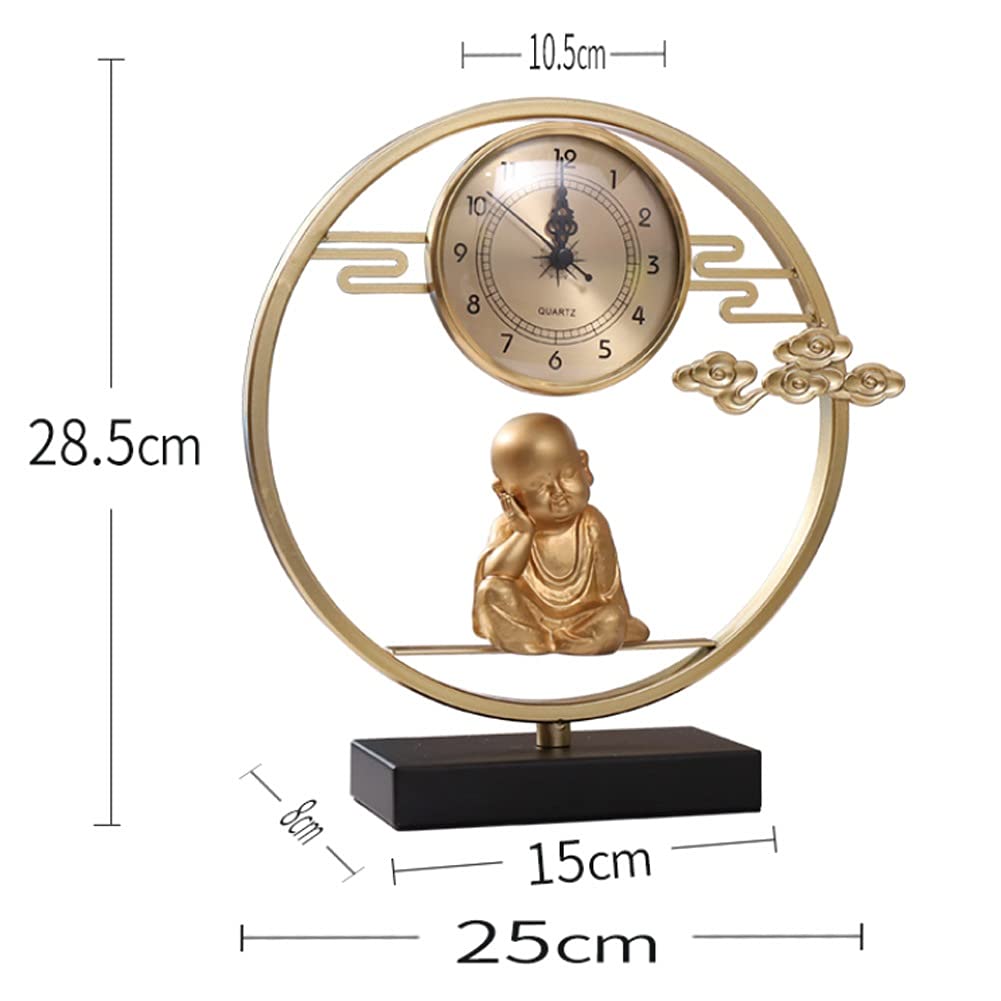 Pimex Ornaments, New Clocks and Watches Clocks Home Living Room Desktop Desktop Mute Decorative Desk Clocks Retro Ornaments