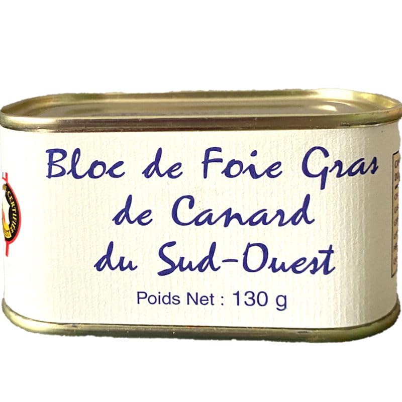 Bloque foie gras de pato, 4 x 130 g