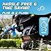 Salty Captain Marine Engine Flush – Anti-Corrosion & Salt Removal for Outboards & Inboards – Jet Ski & Motor Flush – Protect from Rust & Oxidation, Optimize Engine Performance (1 Gallon)