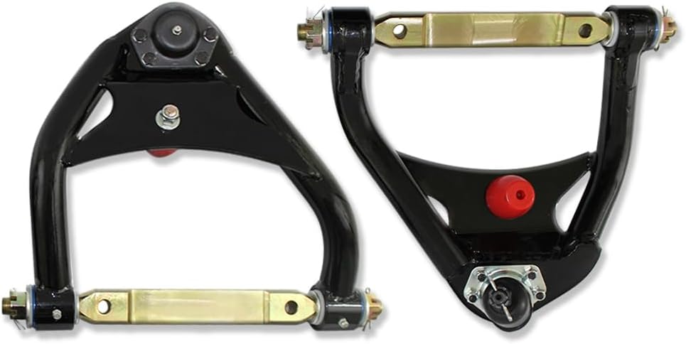 Tubular Upper and Lower Control Arms For Chevelle Malibu El Camino Cutlass Lemans GTO 1964-1972 Black Coated