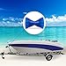 BALAVA Boat Trailer Roller,Boat Rollers for Trailer,3inch Bow Roller with Bells and Bolt,1/2 in Shaft Boat Trailer Bow Stop, Great for Boat Trailer Bracket,Blue