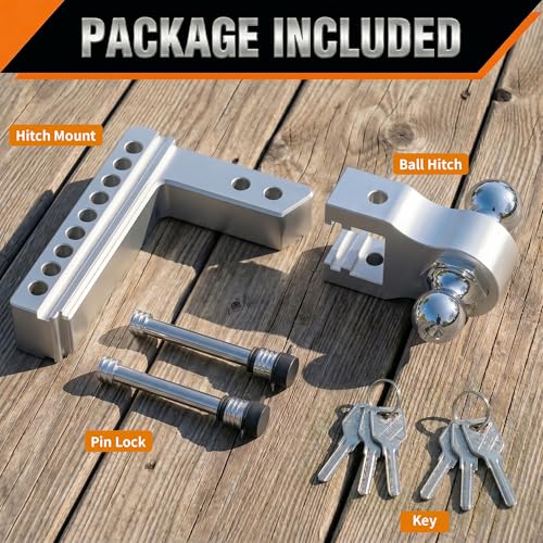 LWCH 8in Drop/Rise Hitch