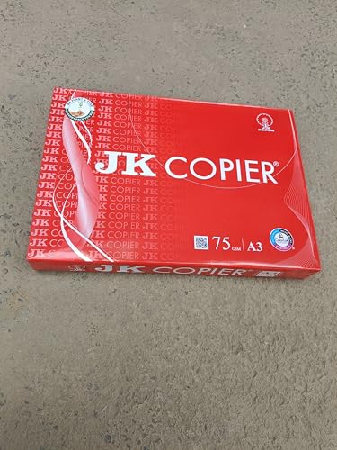 Image of J k A3 Red copier Multipurpose white paper, 75 GSM, 500 sheets each, 1 Ream