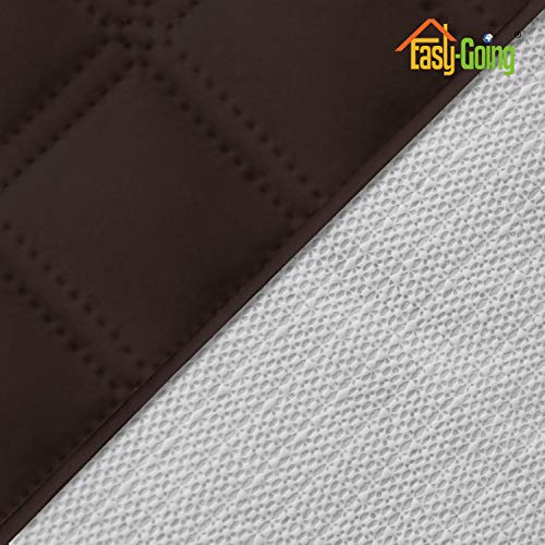 Image of Easy-Going Sofa Slipcover Waterproof Oversized Recliner Chair Cover Non-Slip Fabric Couch Cover for Living Room Washable Furniture Protector for Pets Kids Children (Oversized Recliner, Chocolate)