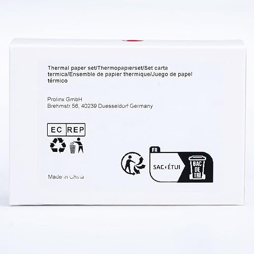 Miniatura 9 de Phomemo Papel térmico semitransparente, autoadhesivo para Phomemo M02M02 ProM02SM03, mini impresora de bolsillo, 1.969 in x 8.2 ft, diámetro 1.181