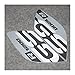 Autocollant de Tampon de Traction de réservoir de for B-M-W R1200GS R 1250GS R1200 GS 2017 2018 2019 Motorcycle Fuel Tank Pad Protective Stickers Decals (Color : Black, Size : R1200GS)